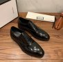 мъжки елегантни обувки Gucci 38-43 реплика, снимка 1 - Официални обувки - 32842804