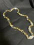Златен синджир от бяло и жълто злато – масивен модел, снимка 5