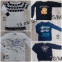 Дамски блузи с дълъг ръкав-XS,S,M, снимка 1 - Блузи с дълъг ръкав и пуловери - 31658116
