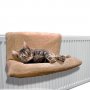 Закачащо се легло за котки, 45х31х23 см,Бежов, снимка 1