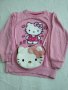 Ватирана блузка "Hello Kitty" с чантичка размер 110/116, снимка 1 - Детски Блузи и туники - 44112598