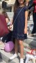 Рокля синя Esprit, снимка 1 - Детски рокли и поли - 33564197