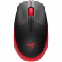 Мишка Безжична Блутут Logitech M190 Червена 1000dpi 3btn Оптична Wireless Mouse