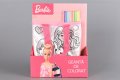 Чантичка за оцветяване Barbie - креативен комплект 