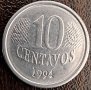 10 центаво 1994, Бразилия, снимка 1 - Нумизматика и бонистика - 44071030