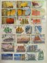 81 броя марки тема Воден транспорт - кораби , лодки, снимка 1 - Филателия - 43574488