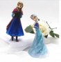 Елза и Анна от Замръзналото Кралство frozen големи пластмасови фигурки украса декор за торта фигурка