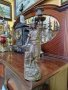 Антикварна френска фигура статуетка пластика свещеник , снимка 1 - Антикварни и старинни предмети - 39981976