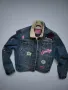 Super Dry дамско дънково яке с каракул размер С Ново, снимка 1
