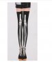 скелет кости Хелоуин Halloween дълги чорапи тип чорапогащник, снимка 1 - Бельо - 28296148