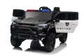 Двуместен акумулаторен джип POLICE 4X4 24V MP3 меки гуми,Кожена седалк, снимка 1