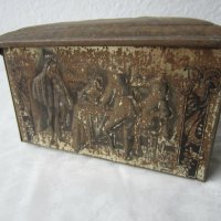 Много стара кутия метал ламарина антика, снимка 4 - Други ценни предмети - 33071599