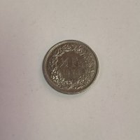 Швейцария  1/2 франк 1974 година ж41, снимка 1 - Нумизматика и бонистика - 43349569