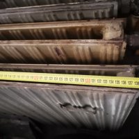 Чугунен котел на дърва и въглища със 5 броя метални радиотори размери: Дължина 120см Височина 56см Ц, снимка 12 - Отоплителни печки - 36406079