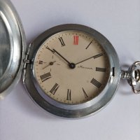 Джобен часовник Молния СССР , снимка 1 - Антикварни и старинни предмети - 43886064