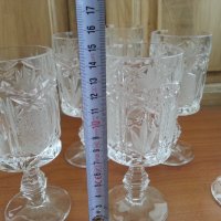 Кристални чаши, снимка 1 - Сервизи - 37544756