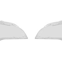 Комплект Стъкла за фар фарове BMW X5 E70 ляво и дясно stykla, снимка 1 - Части - 43046790