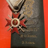 Български царски кръст орден за храброст 1941 г. Борис III, снимка 2 - Антикварни и старинни предмети - 42818443