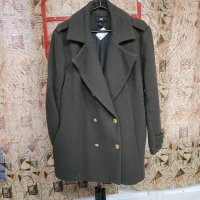 Палто H&M масленозелено- 44 размер, снимка 12 - Палта, манта - 38261110