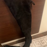 Красиви черни чизми високи ботуши, снимка 11 - Дамски ботуши - 39353681