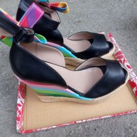 Обувки, снимка 1 - Дамски обувки на ток - 37763381