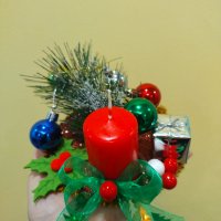 Коледни свещници , снимка 1 - Стайни растения - 43349273