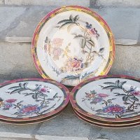 Антични чинии 6бр, снимка 2 - Декорация за дома - 43635437