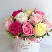 Букет със сапунени рози, снимка 14 - Подаръци за жени - 33178203