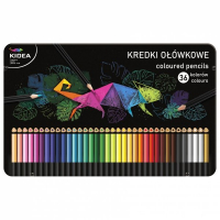 Цветни моливи 36 цвята Kidea, триъгълни 085415, снимка 1 - Ученически пособия, канцеларски материали - 36409467