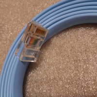 Cisco конзолен сериен кабел RJ45-DB9, снимка 3 - Рутери - 21362661