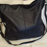 Голяма дамска чанта в тъмносин цвят Tendenz , снимка 2 - Чанти - 44066452
