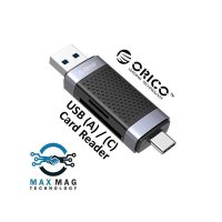 Orico четец за карти Card Reader USB Type C/A Black - CD2D-AC2-BK, снимка 1 - USB Flash памети - 43062354