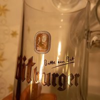 Халба за бира Bitburger, снимка 3 - Чаши - 35221257