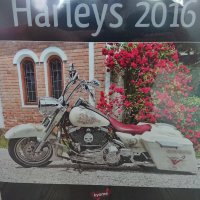 Harley Davidson - календар 2016 уникални модели на марката, снимка 1 - Колекции - 39790721