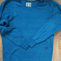 g-star fabiak r knit - страхотен мъжки пуловер 2ХЛ, снимка 3 - Пуловери - 27473425