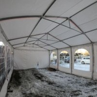 Професионална шатра 5x8 м, огнеустойчив PVC брезент 550 гр/м2, снимка 4 - Градински мебели, декорация  - 26312191