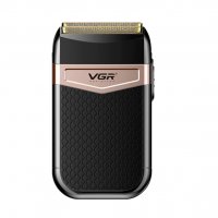 Самобръсначка VGR V331 Shaver, Професионална, Двустранна, Безжична, USB зареждане, Черен, снимка 3 - Машинки за подстригване - 39626457