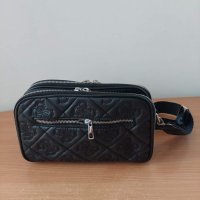 Луксозна Черна чанта Guess  код SG80P, снимка 2 - Чанти - 43981162