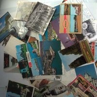 70 броя международни чужди пощенски картички някой от тях са пътували с марки и надписани , снимка 9 - Филателия - 40032924