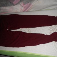 Дамски спортен панталон анцуг долнище в тъмно червено бордо размер Л, снимка 7 - Спортни екипи - 40151110