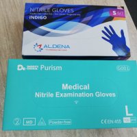 Нитрилни ръкавици , снимка 1 - Медицински консумативи - 35310227