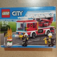 Лего Сити пожарникарски камион със стълба, снимка 1 - Образователни игри - 43254523