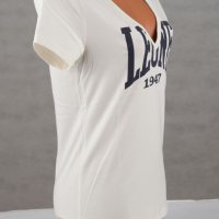 Дамска памучна тениска слонова кост марка Leone , снимка 3 - Тениски - 37017862