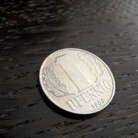 Монета - Германия - 1 пфениг | 1968г.; серия А, снимка 1 - Нумизматика и бонистика - 32816181
