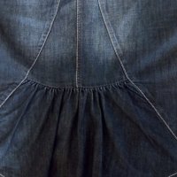 Черна дънкова пола, снимка 4 - Поли - 38281901