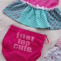 Летни дрехи за момиче 3-6 месеца, снимка 5 - Комплекти за бебе - 28259176