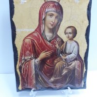 Голяма икона на Пресвета Майка Богородица Закрилница - Модел ВГ-- ръчна изработка , снимка 3 - Икони - 37640139