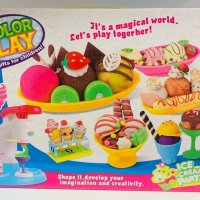 Детски комплект за игра с пластелин🍦Ice Cream🍦, снимка 1 - Пластелини, моделини и пясъци - 43293495