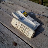 Стар телефон Panasonic #2, снимка 3 - Антикварни и старинни предмети - 27032377