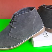 Английски детски обувки естествен набук тип КЛАРК-2 цвята, снимка 3 - Детски обувки - 28456230